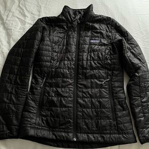 Patagonia XS Black Nano Puff Zip Up Jacket